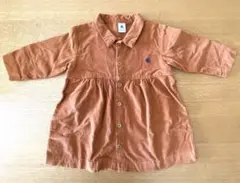 【Petit Bateau】 オーガニックコットン ワンピース 18m 81cm