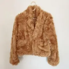 dazzlin ベージュ ファーコート Sサイズのサムネイル