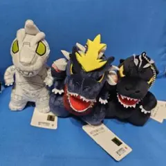 ゴジラマスコットぬいぐるみ2体 ゴジラ（2016）第2形態ぬいぐるみ - Meccha Japan