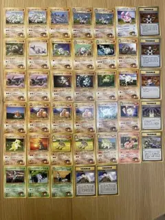 旧裏　タケシ　40枚まとめ　サイドン　ゴローニャ　イワーク　ロコン　ポケカ