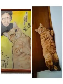 オーダー　ペット　猫　犬　手描き　原画　色鉛筆画　似顔絵