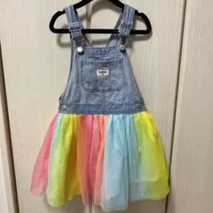 美品　オシュコシュ　OSHKOSH オーバーオール　ジャンパースカート 5T