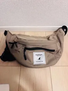 KANGOL ボディバッグ ウエストポーチ ベージュ