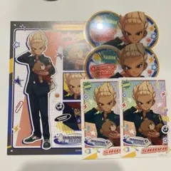 イナズマイレブン ラウンドワン コラボ 豪炎寺修也 缶バッジ イラスト