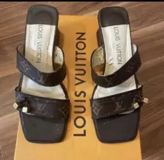 本日限り　LOUIS VUITTON モノグラム サンダル ミュールのサムネイル