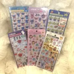 ディズニー　ボンボンドロップシール6種セット