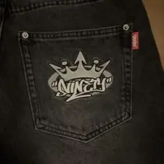 デニム　9090 ブラック　M