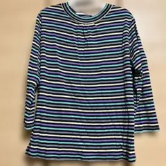 GARDENIA ストライプ 長袖Tシャツ