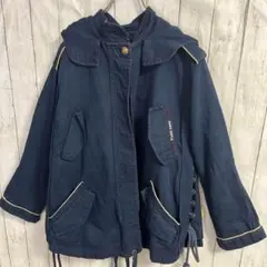 ZARA SRPLS モッズコート　デザイン　ネイビー　ジャケット　S