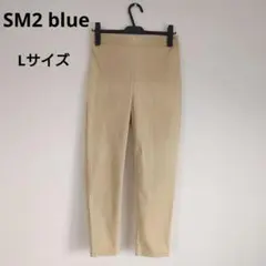 SM2 blue パンツ ゴムウエスト L ベージュ サマンサモスモス ブルーのサムネイル