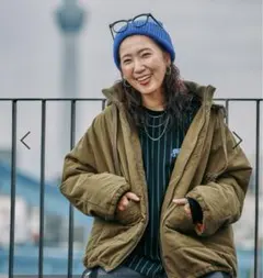 ニコアンド［be with M］ Misayo ミリアウター　カーキ