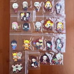 鬼滅の刃 カプセルラバーマスコット 21点 まとめ売り