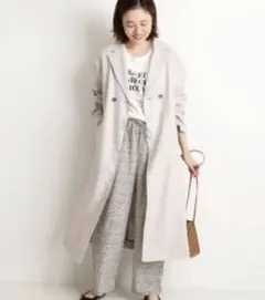 SLOBE リネン混合 トレンチコートのサムネイル