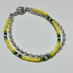 115. カジュアル 二重巻きブレスレット