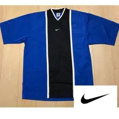 ナイキ ゲームシャツ 刺繍ロゴ 青 ブルー XL 長袖 メンズ スポーツ 90