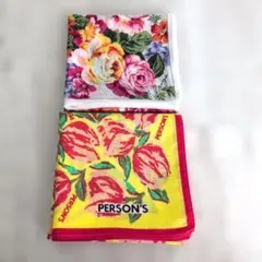 ✫KENZO✫ PERSON'S✫　ハンカチ 2枚セット 花柄