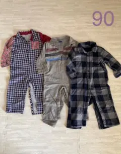 GAP ギャップ　カバーオール　ロンパース 90 3枚セット
