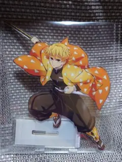 鬼滅の刃　アニプレックスオンラインくじ　C賞　ビッグアクリルスタンド　我妻善逸