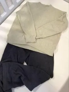 ルームウェアセット ユニクロ 上M 下L