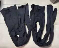 美品⭐︎ベルミス2個セット　着圧ソックス着圧レギンス着圧タイツM-Ｌ　黒ブラック