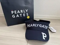 PEARLY GATES ネイビー バイザー