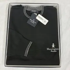 未使用タグ付き マンシング ゴルフ ウェア 長袖 クルーネックセーター M