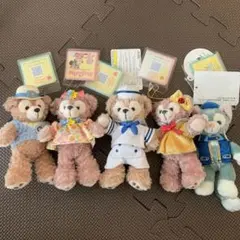 ダッフィー シェリーメイ ジェラトーニ　ぬいぐるみバッジ