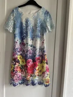 Otto Collection 花柄 半袖 ワンピース Sのサムネイル