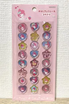 サンリオ　マイメロディ　おはじき風シール　ステッカー