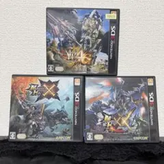 3DS モンスターハンター　4G クロス　ダブルクロス　セット