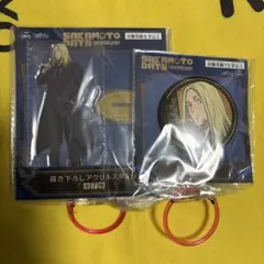 SAKAMOTO DAYS アクリルスタンド　缶バッジ　神々廻 2種GIGO限定