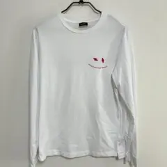 【希少Lサイズ】DIESEL ロンT Home Stretch 袖グラフィック白