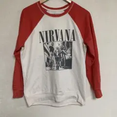 NIRVANA ラグラン スウェット ロンT ヴィンテージ グッドレギュラー 