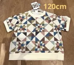 しまむら ミコリッド softcheeseコラボ パッチワーク柄Tシャツ