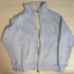 訳あり　グレー フリースジャケット S