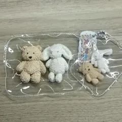 バニーうさぎちゃん ➕ バセロくまちゃん ①＋❶スクイーズ（新品