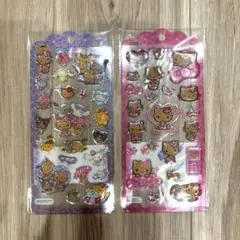 ドロップジェリーシール キティ日焼けギャル　サンリオ 日焼けサマー　2点セット