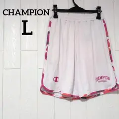 CHAMPION バスケットボールパンツ L レディース ホワイト　バスパン