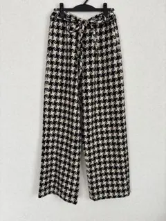 千鳥格子 パンツ