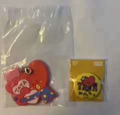 bu21 tata タタ 一番くじ ラバーチャーム 缶バッチ