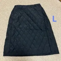 防風、防寒、フリース巻きスカート　ラップ　ユニクロ　アウトドア　黒L