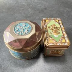 ゴッホ展 名古屋会場限定 アーモンド缶 青山デカーボ 2点セット