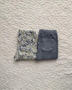 UNIQLO リブレギンス／10分丈 2点セット 90cm