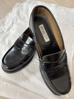 HARUTA ブラックローファー24.5cmEEE幅広