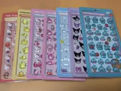 ボンボンドロップシール サンリオ 第一弾7枚セット