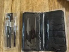 LANCOME ノベルティー　メイクブラシ3本セット ブラック