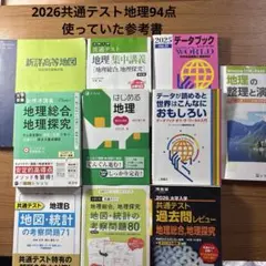 共通テスト地理参考書のサムネイル