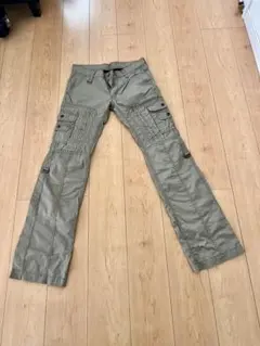 NICOLE CLUB Mens セミフレア カーゴパンツ