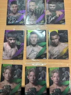 RIZINウエハース　サイン入りカード