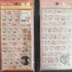 【値下げ】正規品ボンボンドロップシール サンリオミニ キティー2種